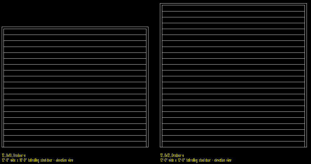 door elevation symbols